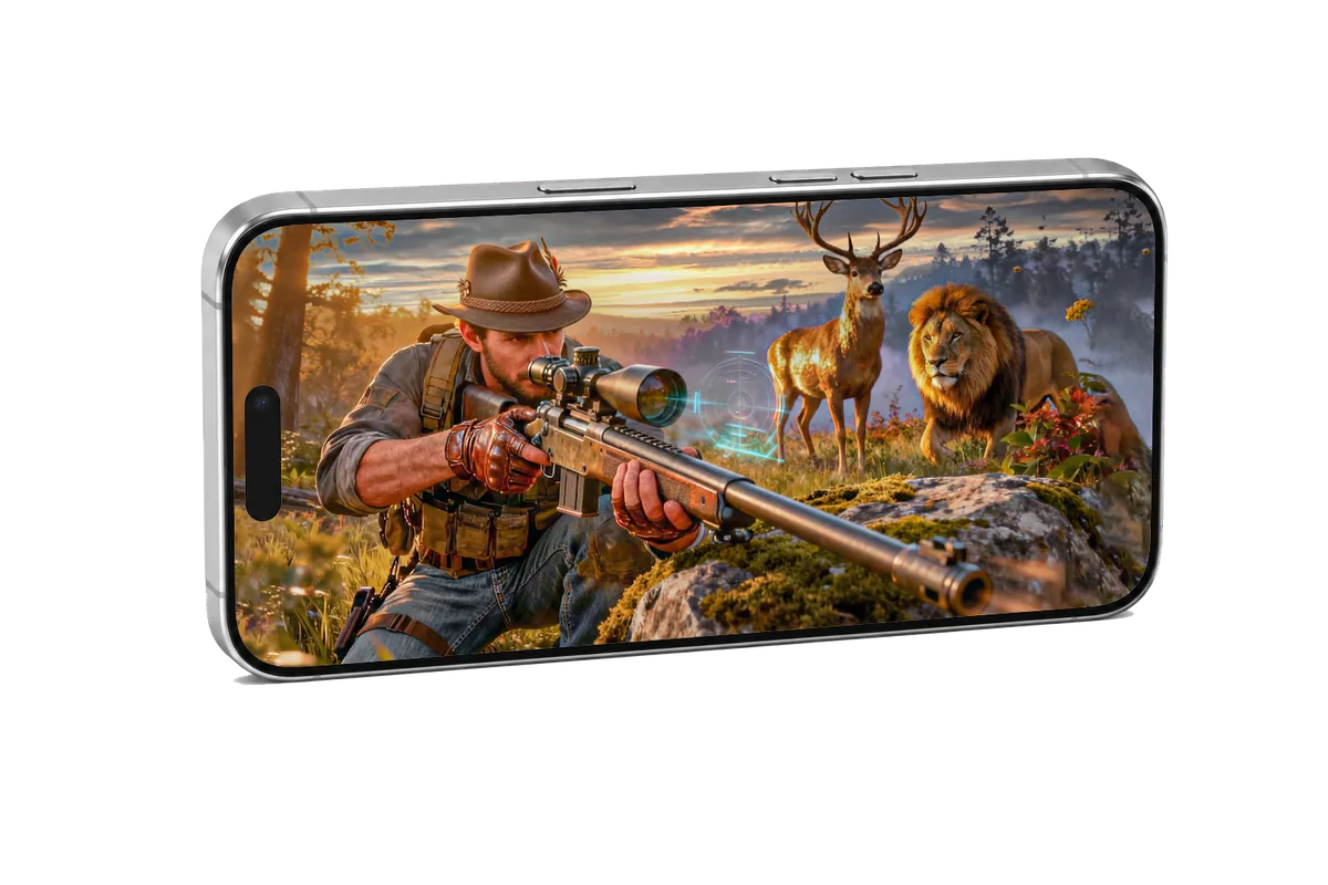 Animal Hunter Hunting Game gameplay mockup