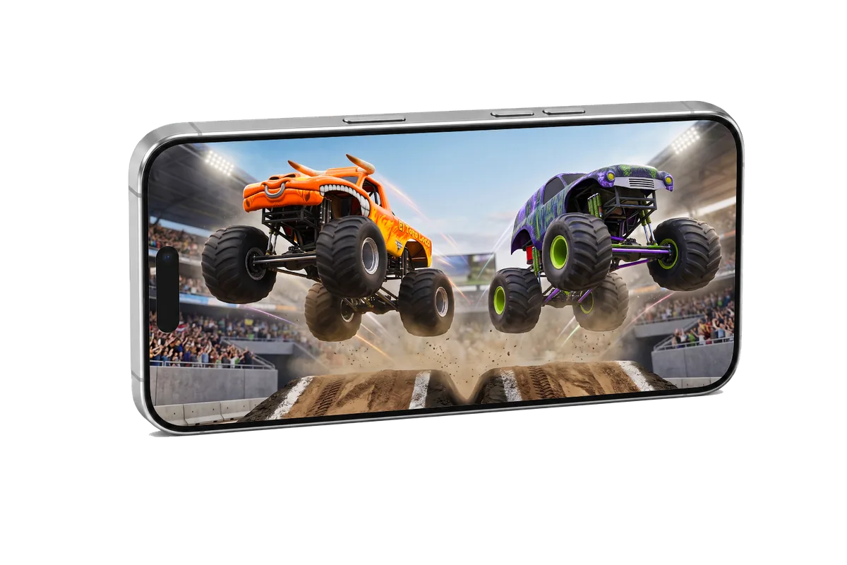 Monster Truck: Drag Race Clash gameplay mockup