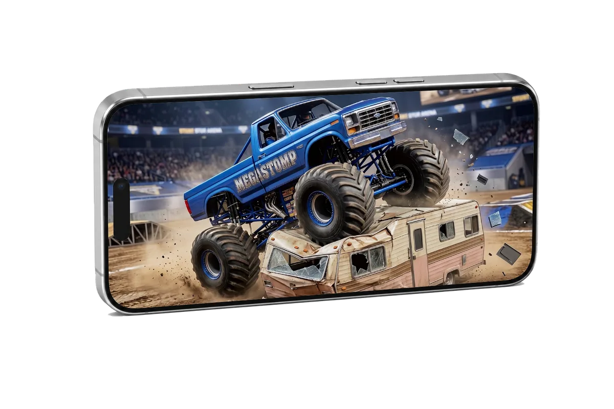 Monster Truck 4x4, Stunt and Extreme Racing gameplay mockup