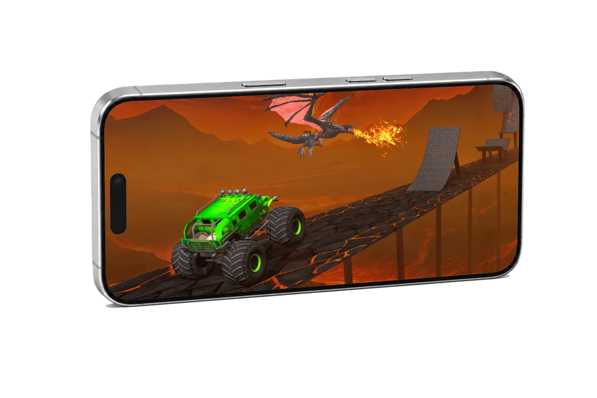 Stunt Extreme Monster Truck gameplay mockup